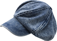 Big Apple Aged Denim NEWSBOY CAP