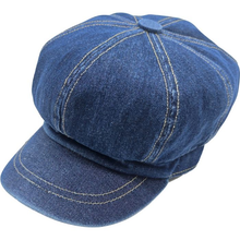Claude Denim Newsboy Cap