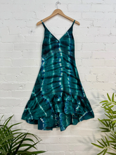 Calypso Tie Dye Flamenco Style Dress