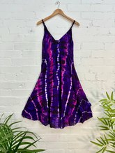 Calypso Tie Dye Flamenco Style Dress