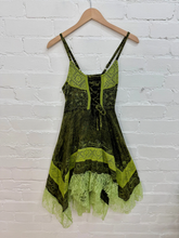 Stonewash And Lace Dress