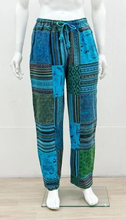 Hardy Fly Agaric Celestial Patchwork Multi Colour Heavy Cotton Trousers