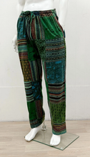 Hardy Fly Agaric Celestial Patchwork Multi Colour Heavy Cotton Trousers