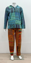 Hardy Fly Agaric Celestial Patchwork Multi Colour Heavy Cotton Trousers