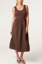 Gemini Combined Rib Top Cotton Dress