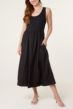 Gemini Combined Rib Top Cotton Dress