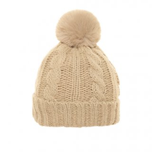 Unisex Cable Knit Bobble  2 26