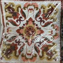 Floral Crewel Cushion Cover