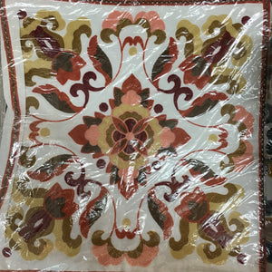 Floral Crewel Cushion Cover