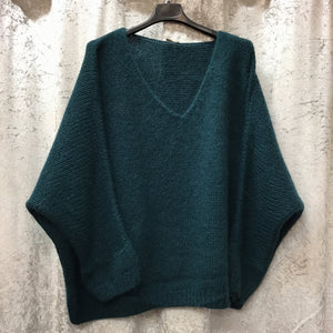 Mohair V-Neck Jumper