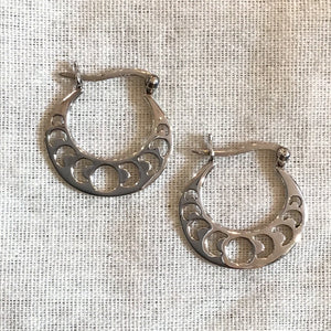 Crescent Moon Hoops 2.3cm