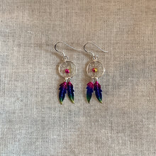 Two-Tone Dreamcatcher Earrings 12mm