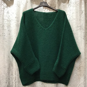 Mohair V-Neck Jumper