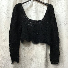 Hayley Crochet Long-Sleeve Top