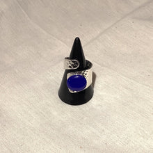 Wrap Around Stone Ring - Hammered