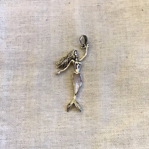 Stone Tail Mermaid Pendant