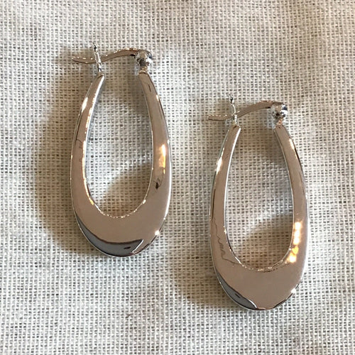 Oval Chunky Oval Hoops 3.2cm