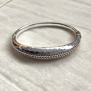 Fiona Silver Bangle