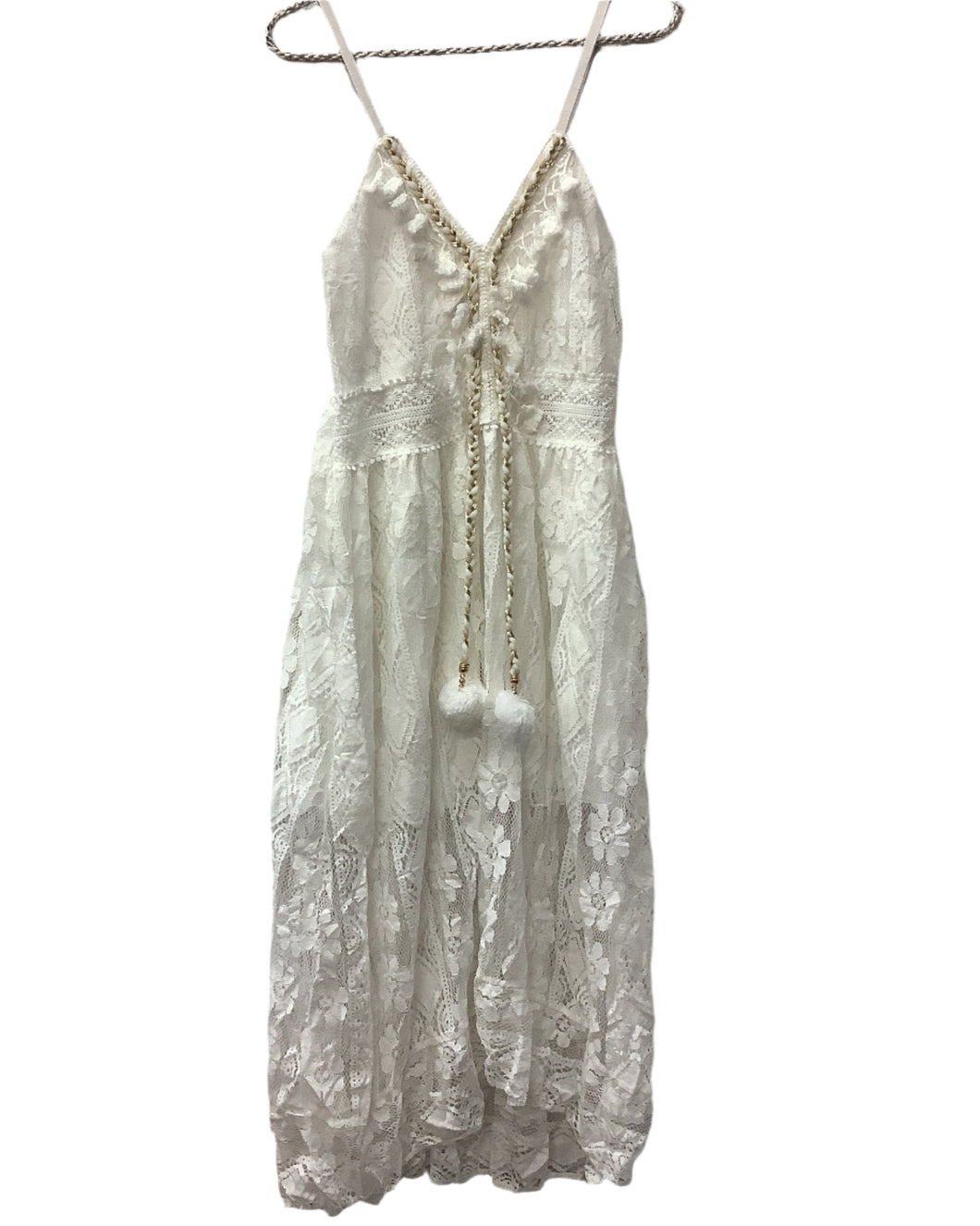 'Nina' Lace Tassel Dress