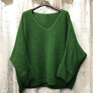 Mohair V-Neck Jumper