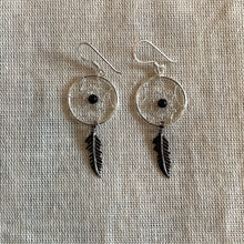 Single Feather Multi Dreamcatcher Earrings 16mm