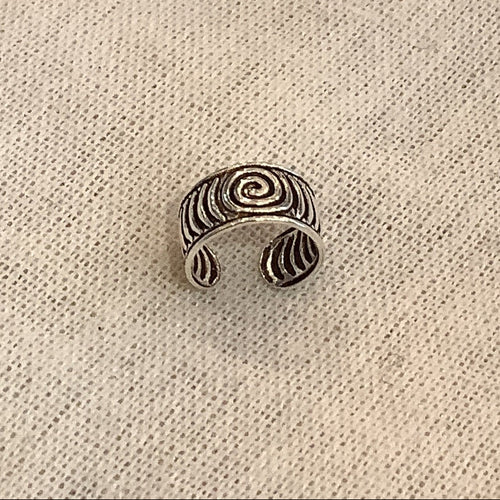 Ripple Spiral Ear Cuff