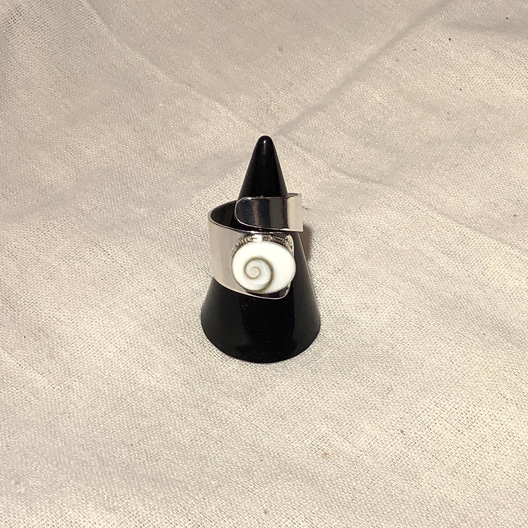 Wrap Around Stone Ring - Smooth