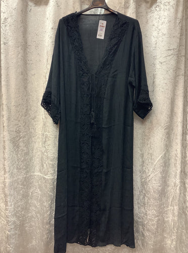 Belle LACE Trim Kaftan