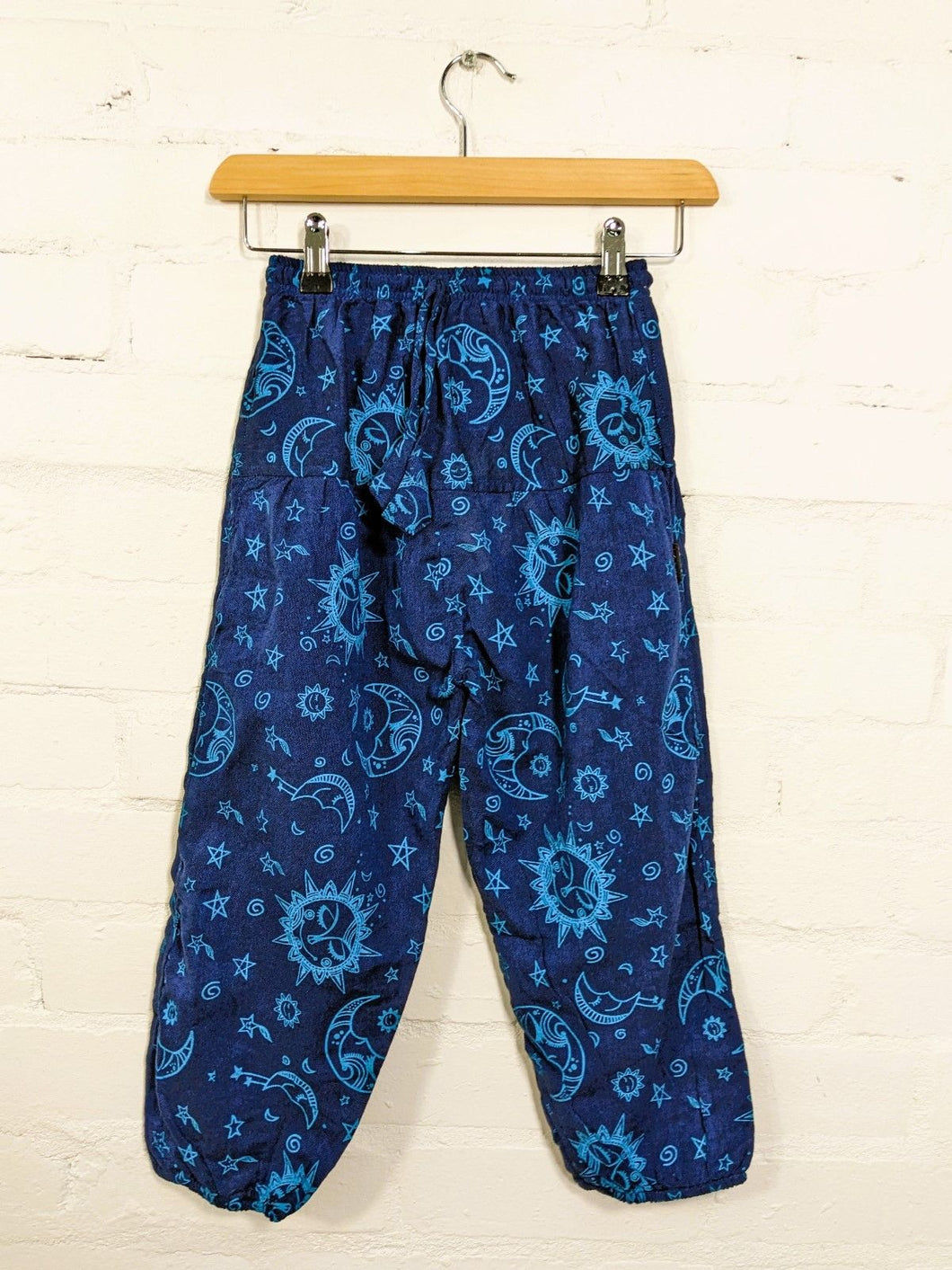 Navy Celestial Harem Trousers-100% Cotton