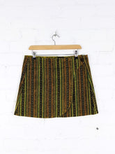 Ikat Wrap Short Skirt