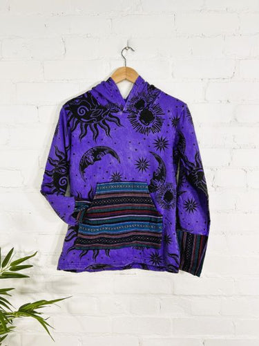 Moon & Sun Hoodie with Pocket