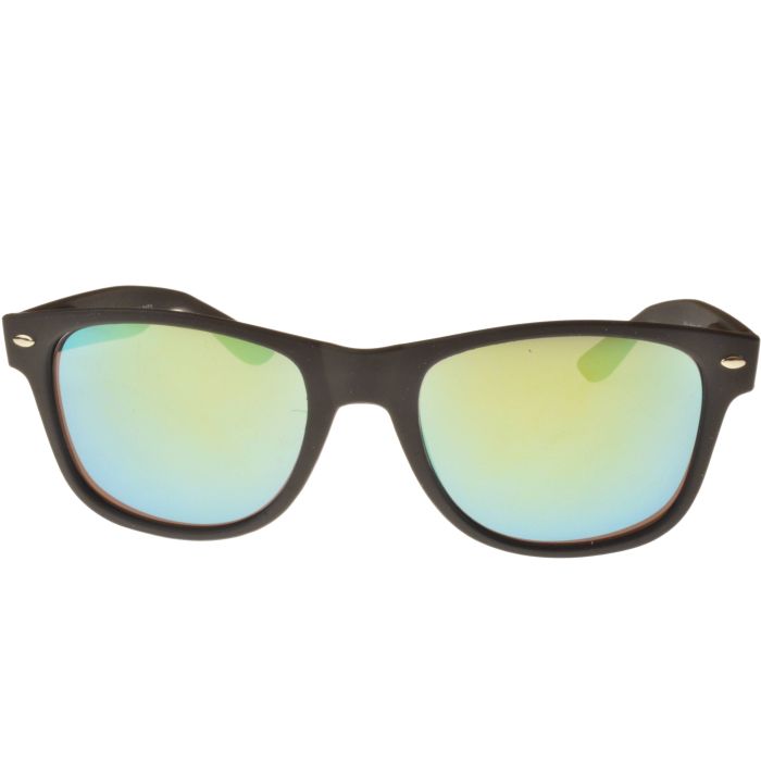 Mixed Rubber Framed Wayfarer Sunglasses