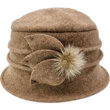 Women's Wool Vintage Cloche Hat