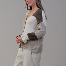 Boxy Colour Block Cardi