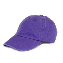 Ladies Plain Washed Baseball Cap