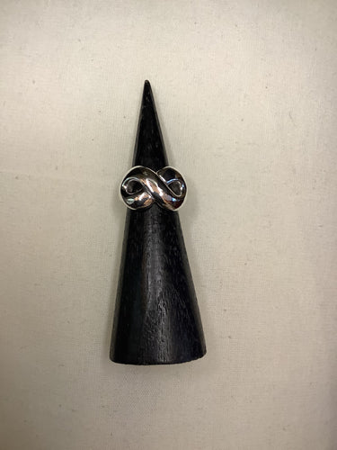 Infinity Chunky Silver Ring