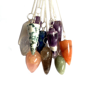 Mixed Gemstone Pendulums