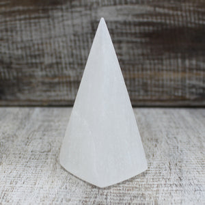 10cm Selenite Pyramid