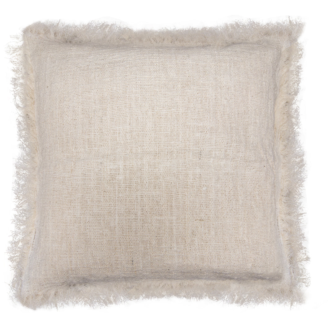 Plain Fringe Cushion Cover