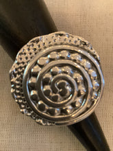 Spiral Disc Chunky 925 Thai Silver Ring