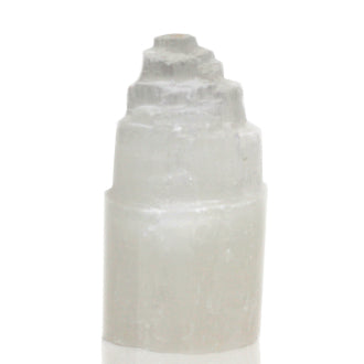 Liquid Light Mountain Top Selenite Lamp