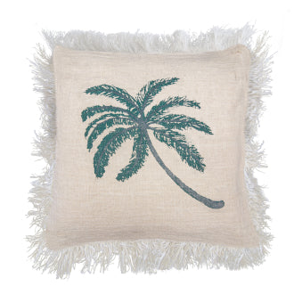 Palm Tree Fringe Cushion Cover 60cm