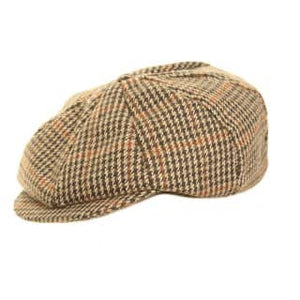 Chorley Adults Unisex 8-Panel Tweed Cap