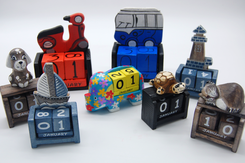 Perpetual Calendars - Various Designs, Fair Trade