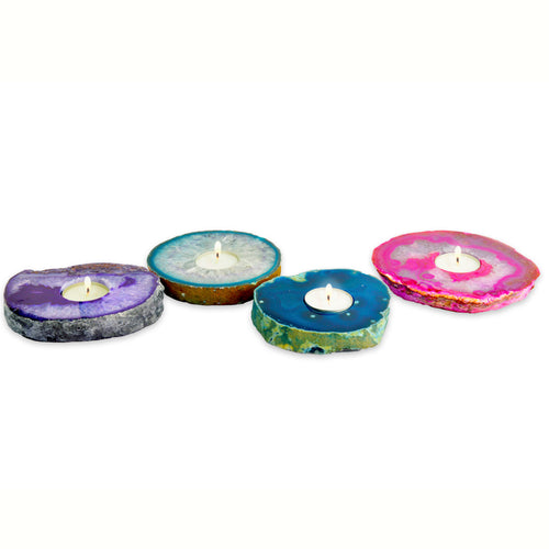 AGATE SLAB T'LITE HOLDER