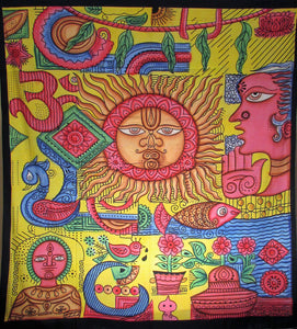 Throw, Wall Hanging, Tapestry - Om Sunshine