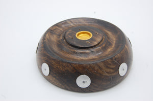 Incense Holder, Circular, Wooden - Various Designs