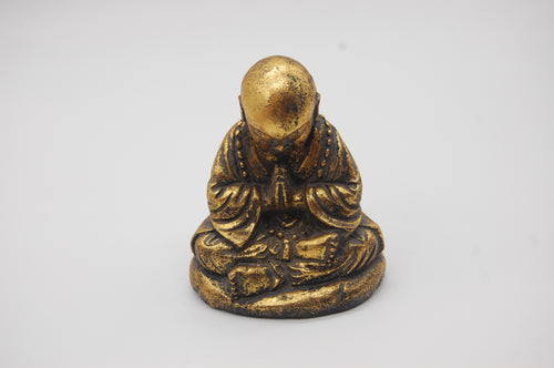 Buddha Figure Statue, 10 cm, gold
