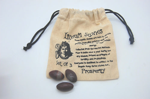 Shiva Lingham Healing Stones - Sets of 1, 2 and 3 stones
