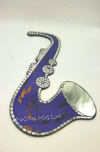 Mosaic Mirror, Saxaphone Design, Various Colours